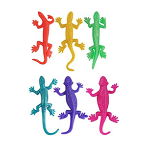 Multi coloured Stretchy Lizards